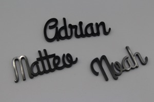 Platzkarten Lasercut aus Acryl Hochzeit / Taufe / Geburtstag etc.